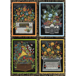 Floral Objects 1000 Piece Jigsaw Puzzle Cobble Hill (ONLINE ORDER ONLY)