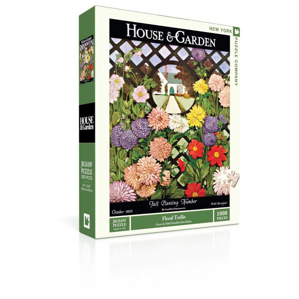 Floral Trellis 1000 Piece Jigsaw Puzzle NYPC (ONLINE ORDER ONLY)
