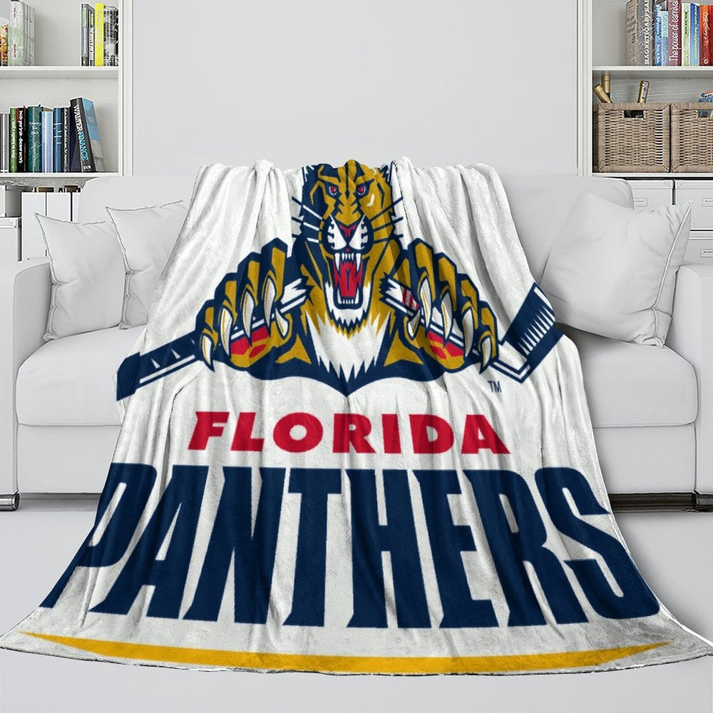 Florida Panthers Blanket Flannel Throw Kids Room Decoration (Online Order Only)