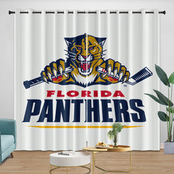 Florida Panthers Curtains Blackout Window Drapes Room Decoration (Online Order Only)