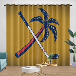 Florida Panthers Curtains Blackout Window Drapes Room Decoration (Online Order Only)