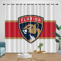 Florida Panthers Curtains Blackout Window Drapes Room Decoration (Online Order Only)