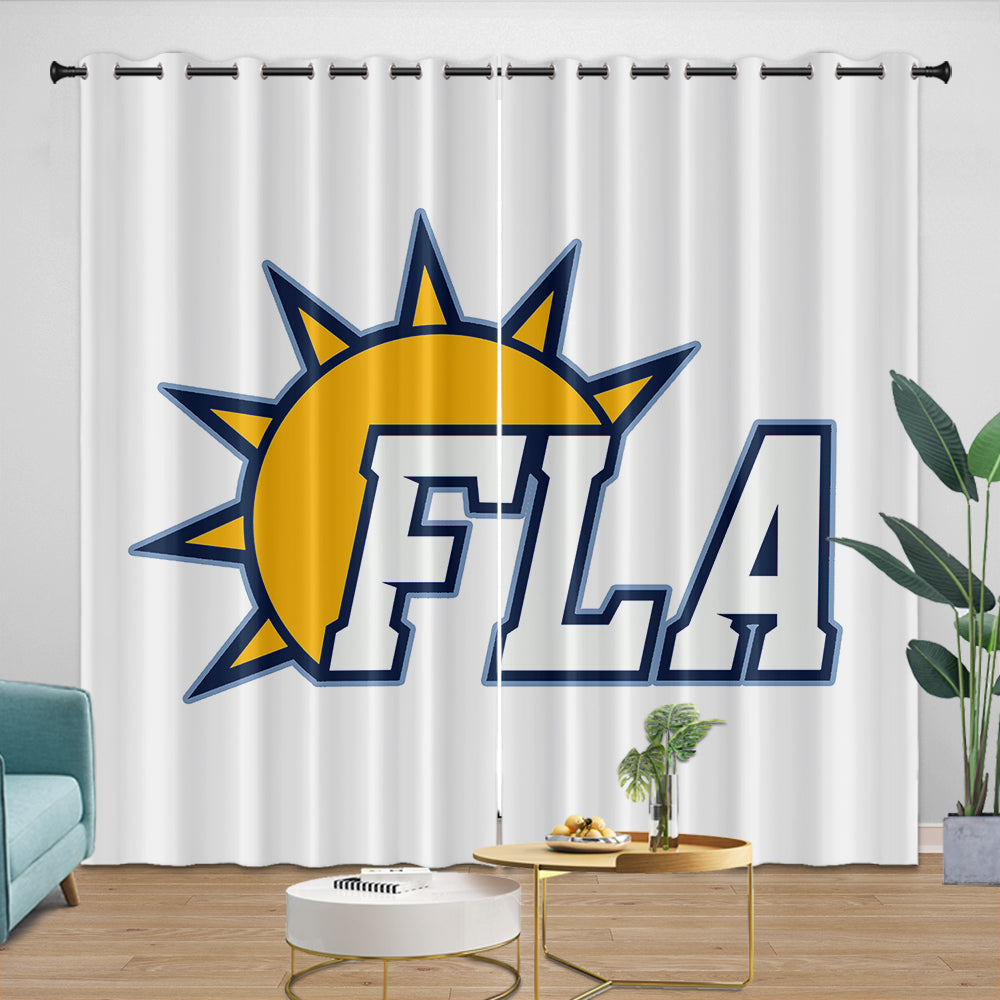 Florida Panthers Curtains Blackout Window Drapes Room Decoration (Online Order Only)