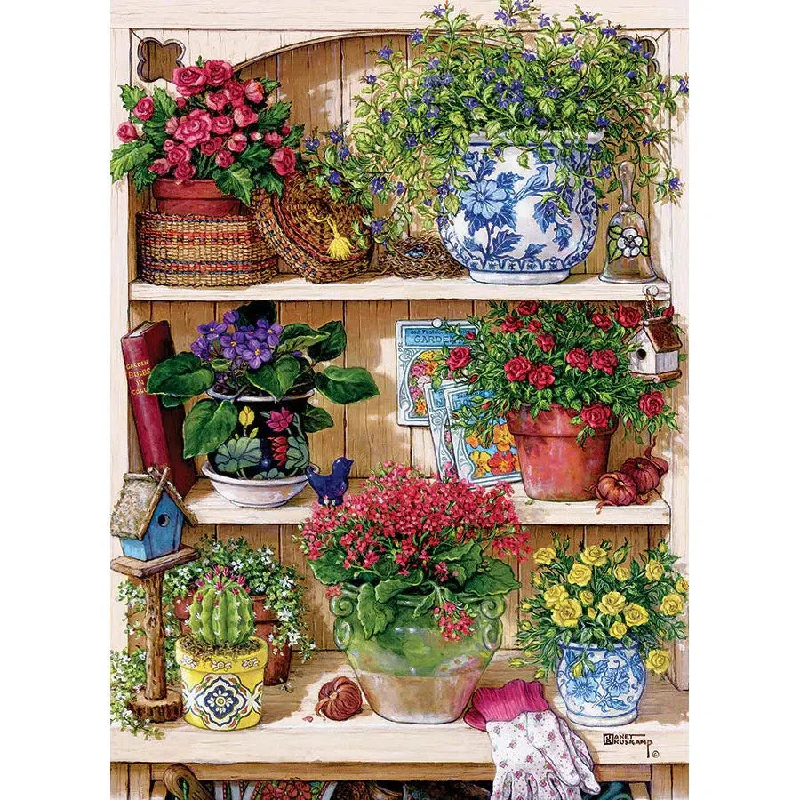 Flower Cupboard 500 Piece Jigsaw Puzzle Cobble Hill (ONLINE ORDER ONLY)
