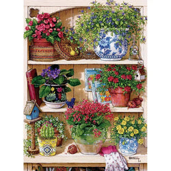 Flower Cupboard 500 Piece Jigsaw Puzzle Cobble Hill (ONLINE ORDER ONLY)