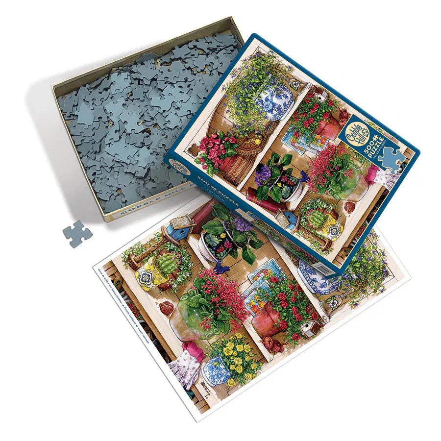 Flower Cupboard 500 Piece Jigsaw Puzzle Cobble Hill (ONLINE ORDER ONLY)