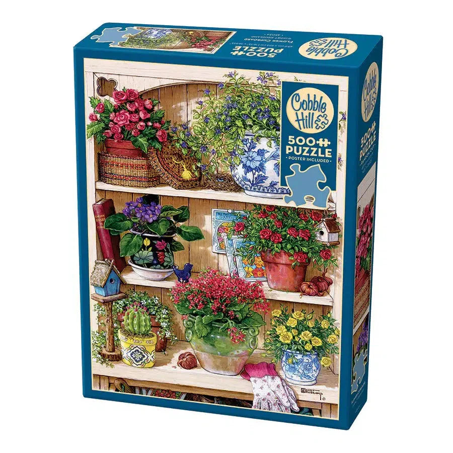 Flower Cupboard 500 Piece Jigsaw Puzzle Cobble Hill (ONLINE ORDER ONLY)