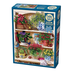 Flower Cupboard 500 Piece Jigsaw Puzzle Cobble Hill (ONLINE ORDER ONLY)