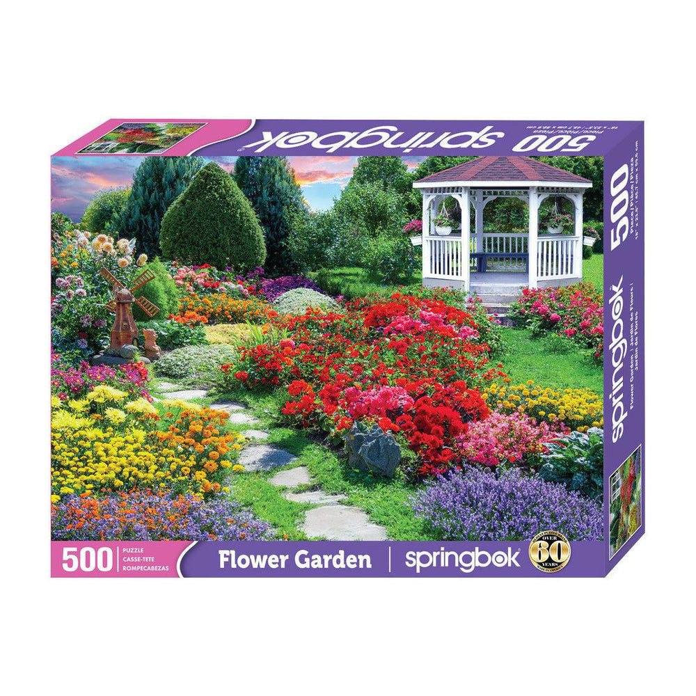 Flower Garden 500 Piece Jigsaw Puzzle Springbok (ONLINE ORDER ONLY)