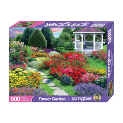 Flower Garden 500 Piece Jigsaw Puzzle Springbok (ONLINE ORDER ONLY)