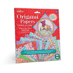 Flower Patterns Origami Papers Kit eeBoo (ONLINE ORDER ONLY)