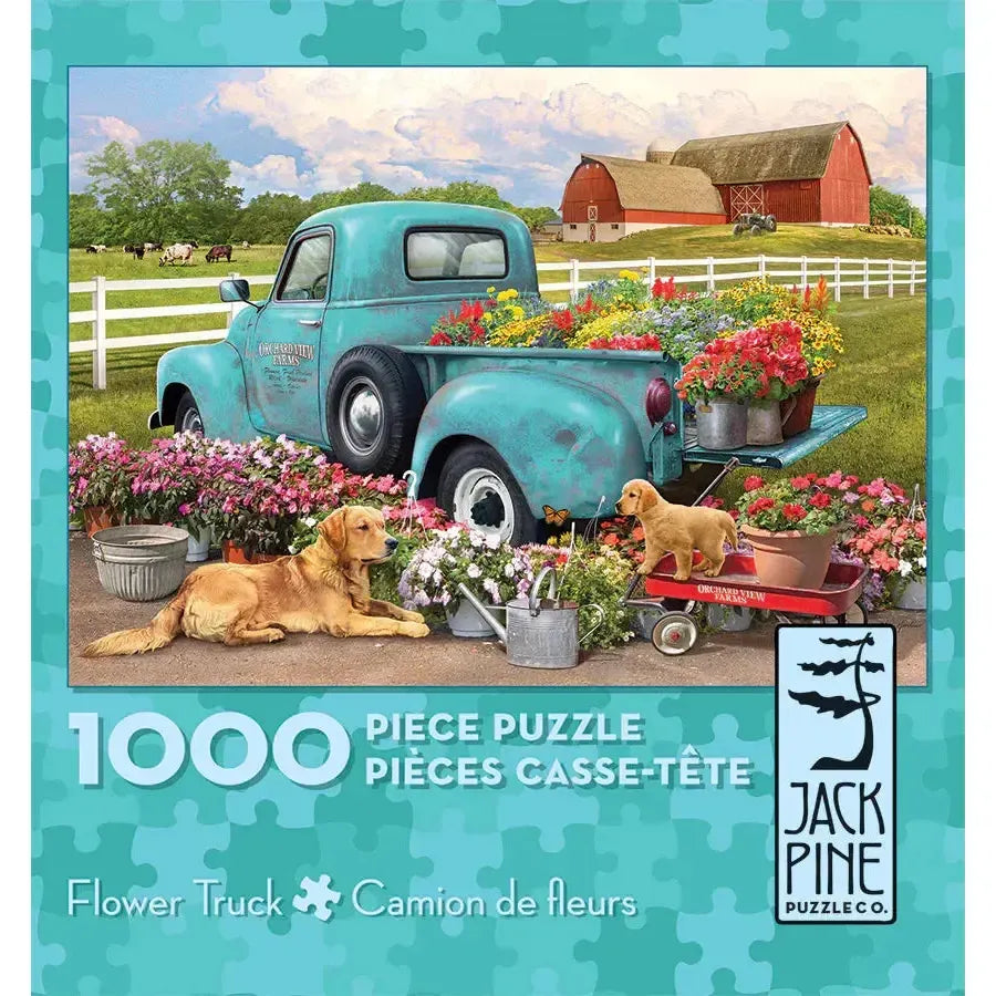 Flower Truck 1000 Piece Jigsaw Puzzle Jack Pine (ONLINE ORDER ONLY)