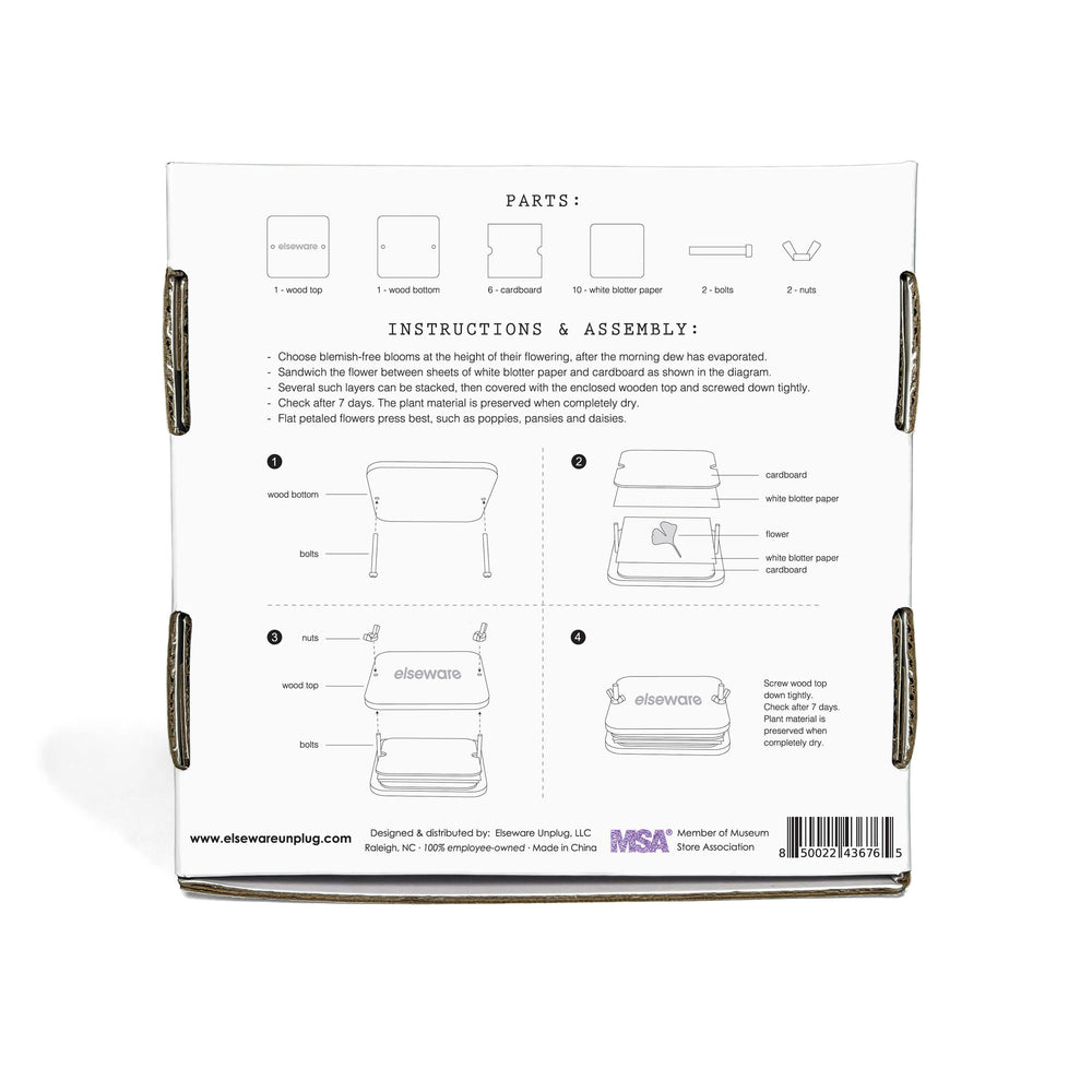 Flower Press DIY – Includes All Parts (ONLINE ORDER ONLY)