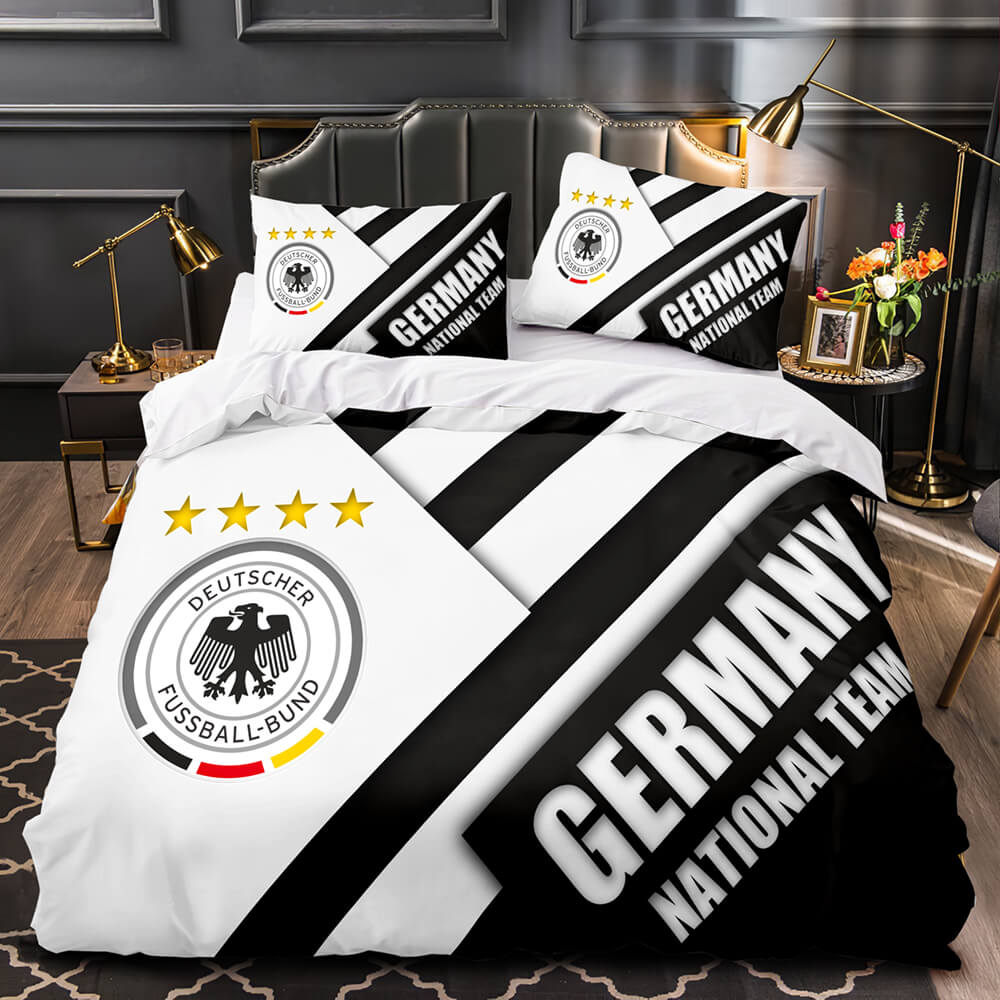 Football Team Bedding Set Quilt Cover Without Filler (Online Order Only)