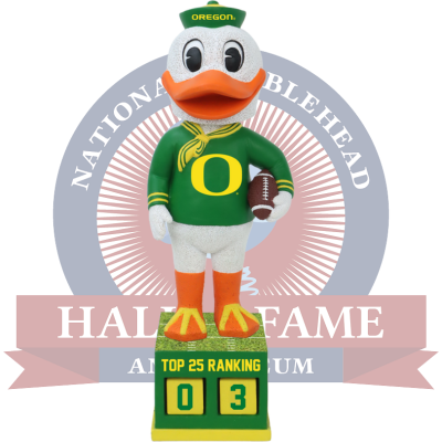 Oregon Ducks Football Top 25 Ranking Tracker Bobblehead (ONLINE ORDER ONLY)