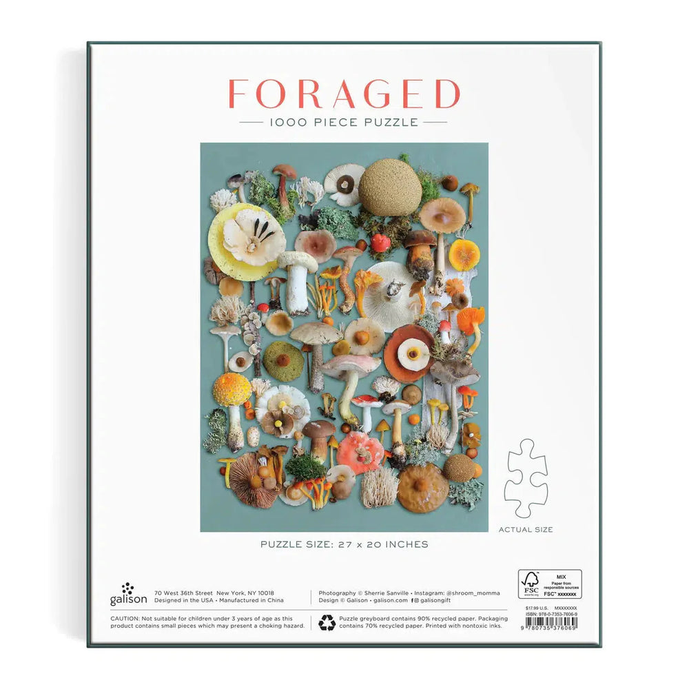 Foraged 1000 Piece Jigsaw Puzzle Galison (ONLINE ORDER ONLY)