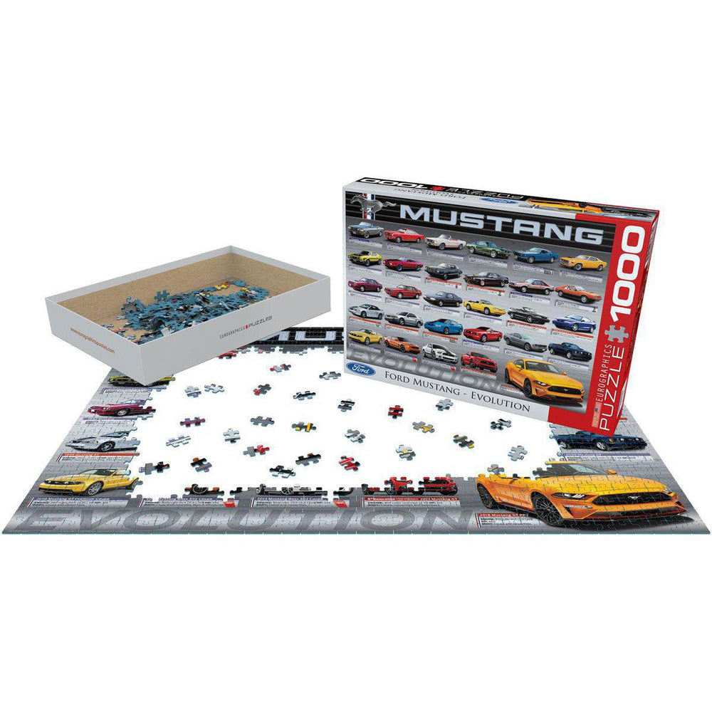 Ford Mustang Evolution 1000 Piece Jigsaw Puzzle Eurographics (ONLINE ORDER ONLY)