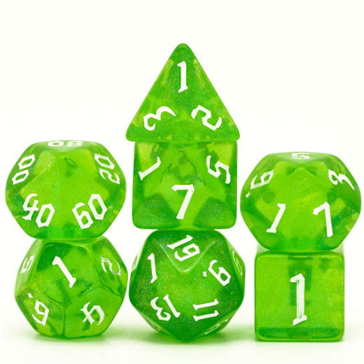 Forest Elemental RPG Dice Set (ONLINE ORDER ONLY)