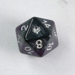 Forgotten Amethyst - 7 Piece DnD Dice Set | Acrylic RPG Gaming Dice (ONLINE ORDER ONLY)