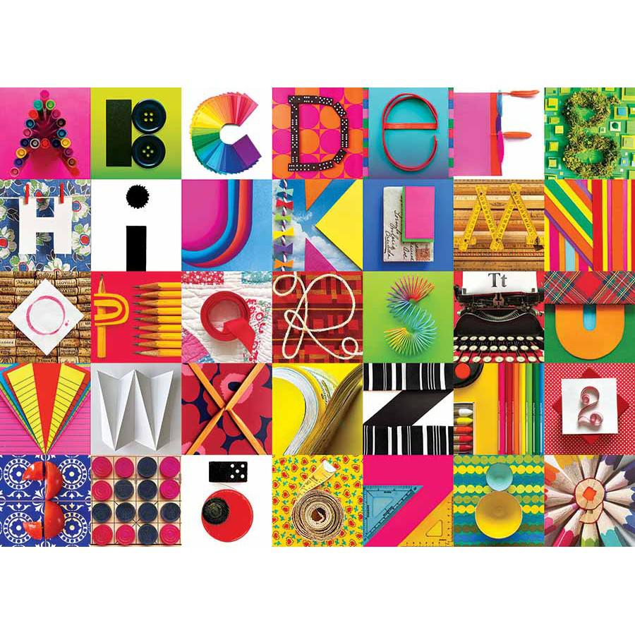 Found Alphabet 1000 Piece Jigsaw Puzzle Cobble Hill (ONLINE ORDER ONLY)