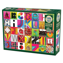 Found Alphabet 1000 Piece Jigsaw Puzzle Cobble Hill (ONLINE ORDER ONLY)