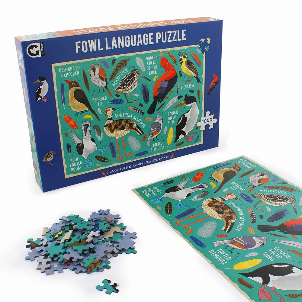 Fowl Language 1000 Piece Jigsaw Puzzle Ginger Fox (ONLINE ORDER ONLY)