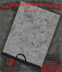 Fractured Concrete - Neoprene Battle Mat with Bag