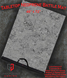 Fractured Concrete - Neoprene Battle Mat with Bag