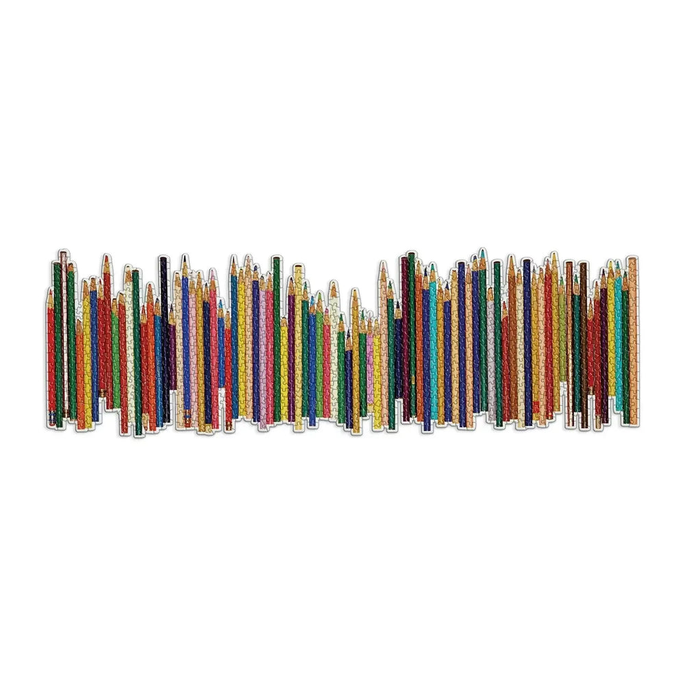 Frank Lloyd Wright Colored Pencils 1000 Piece Panoramic Jigsaw Puzzle Galison (ONLINE ORDER ONLY)