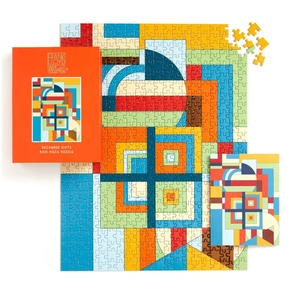 Frank Lloyd Wright December Gifts 500 Piece Jigsaw Puzzle Galison (ONLINE ORDER ONLY)