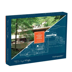 Frank Lloyd Wright Fallingwater Double-Sided 500 Piece Jigsaw Puzzle Galison