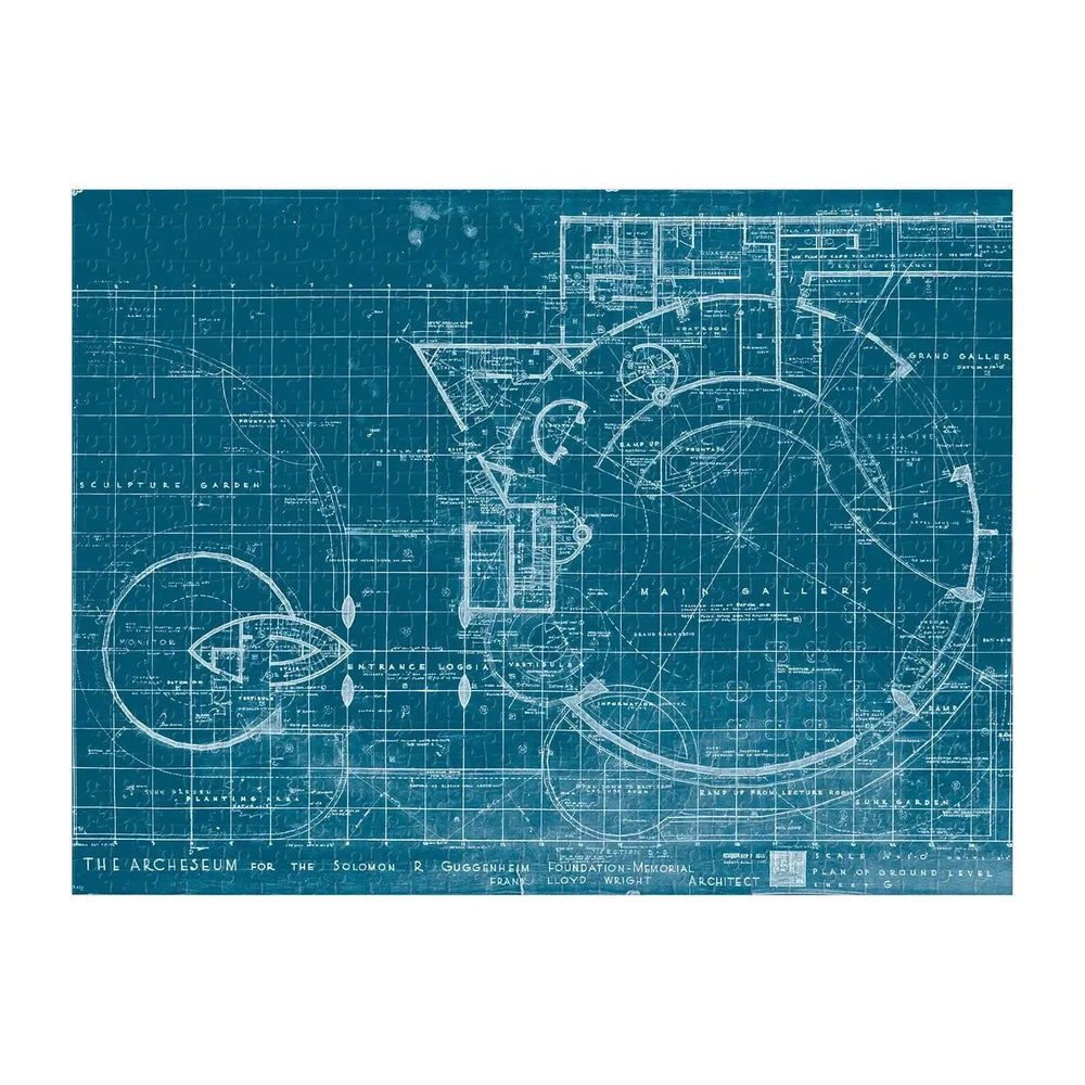 Frank Lloyd Wright Guggenheim Double-Sided 500 Piece Jigsaw Puzzle Galison (ONLINE ORDER ONLY)