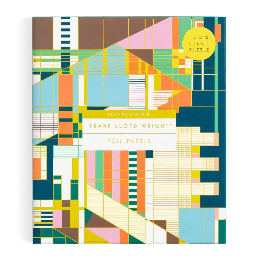 Frank Lloyd Wright Hillside Curtain 1500 Piece Jigsaw Puzzle Galison (ONLINE ORDER ONLY)
