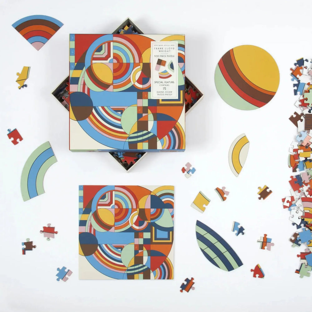 Frank Lloyd Wright Hoffman House Rug 500 Piece Jigsaw Puzzle Galison (ONLINE ORDER ONLY)