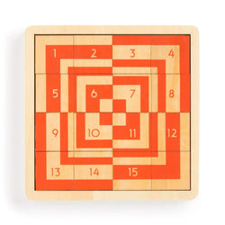 Frank Lloyd Wright Imperial Hotel 2-in-1 Sliding Wood Puzzle Galison (ONLINE ORDER ONLY)