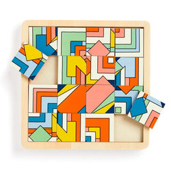 Frank Lloyd Wright Imperial Hotel 2-in-1 Sliding Wood Puzzle Galison (ONLINE ORDER ONLY)