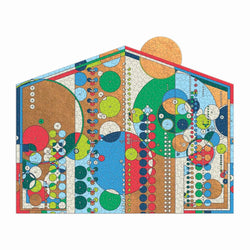 Frank Lloyd Wright Midway Mural 750 Piece Shaped Jigsaw Puzzle Galison (ONLINE ORDER ONLY)