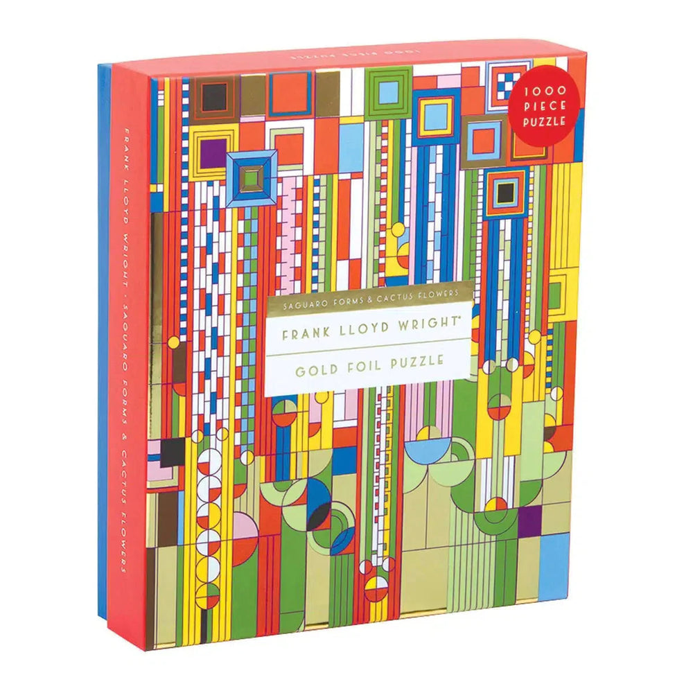 Frank Lloyd Wright Saguaro Forms & Cactus Flowers 1000 Piece Jigsaw Puzzle Galison (ONLINE ORDER ONLY)