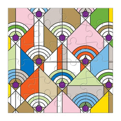Frank Lloyd Wright Set of 6 25 Piece Wood Jigsaw Puzzle Galison (ONLINE ORDER ONLY)
