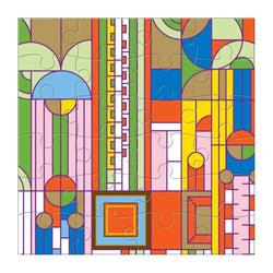 Frank Lloyd Wright Set of 6 25 Piece Wood Jigsaw Puzzle Galison (ONLINE ORDER ONLY)