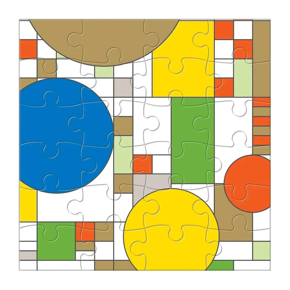 Frank Lloyd Wright Set of 6 25 Piece Wood Jigsaw Puzzle Galison (ONLINE ORDER ONLY)