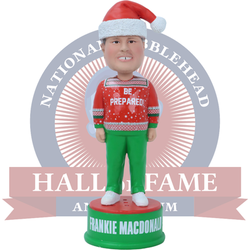 Frankie MacDonald Talking Christmas Bobblehead (Presale) (ONLINE ORDER ONLY)