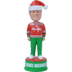 Frankie MacDonald Talking Christmas Bobblehead (Presale) (ONLINE ORDER ONLY)