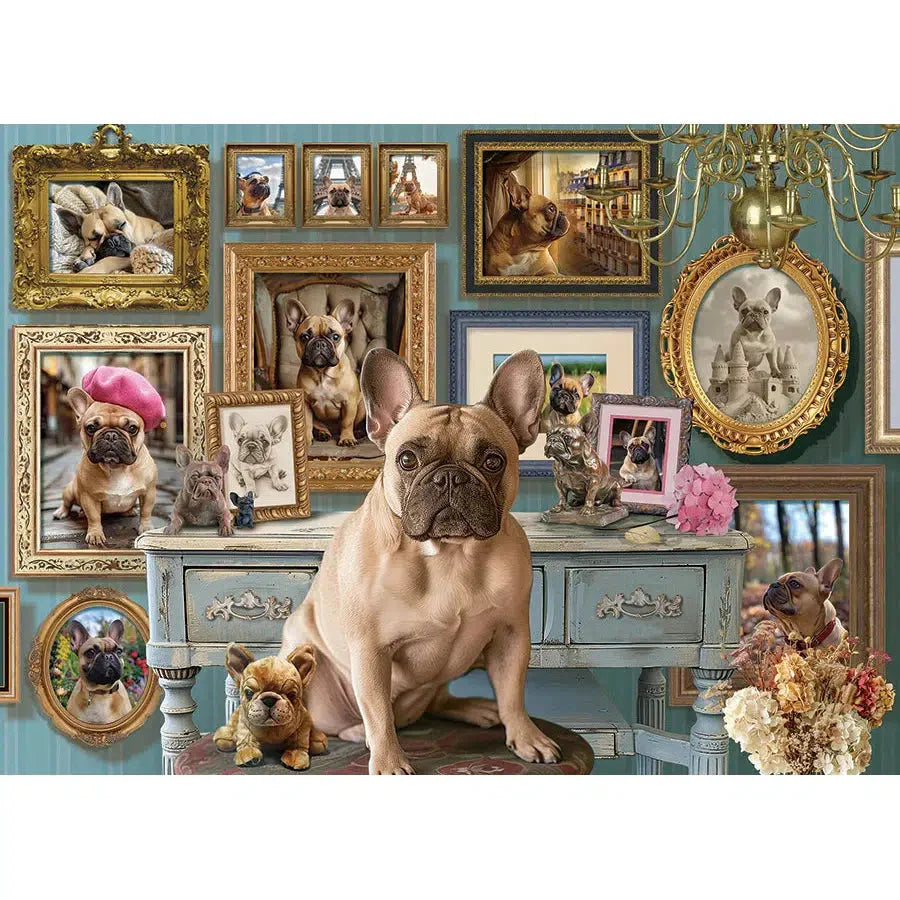Frenchie 500 Piece Jigsaw Puzzle Cobble Hill (ONLINE ORDER ONLY)