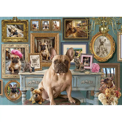 Frenchie 500 Piece Jigsaw Puzzle Cobble Hill (ONLINE ORDER ONLY)