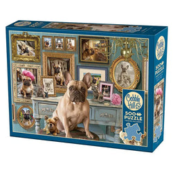 Frenchie 500 Piece Jigsaw Puzzle Cobble Hill (ONLINE ORDER ONLY)