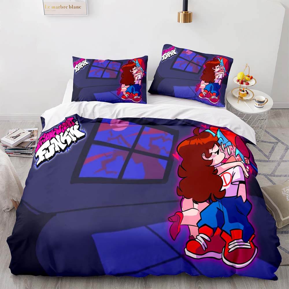 Friday Night Funkin Cosplay Bedding Sets Quilt Covers Without Filler (Online Order Only)