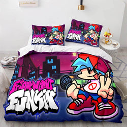 Friday Night Funkin Cosplay Bedding Sets Quilt Covers Without Filler (Online Order Only)