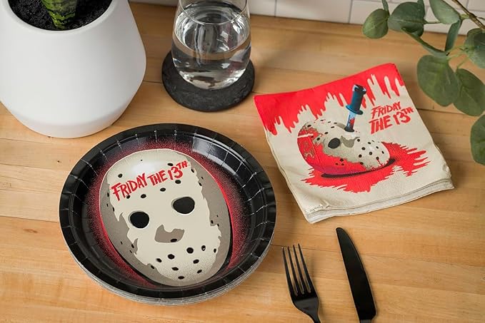 Friday the 13th Paper Napkin and Plate Party Pack (ONLINE ORDER ONLY)