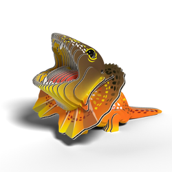 Frilled Lizard 3D Cardboard Model Kit Eugy (ONLINE ORDER ONLY)